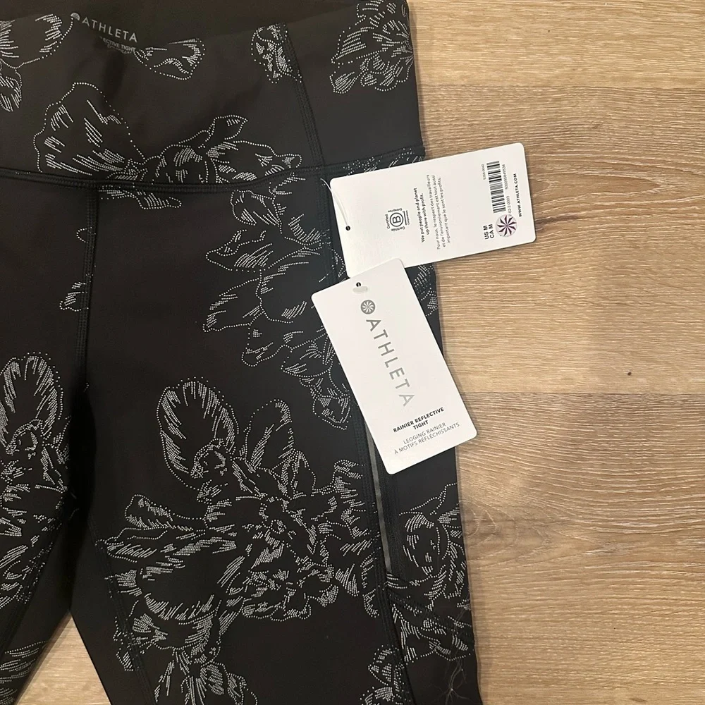 Rainier High Rise Reflective Print Legging - Picture 2 of 5